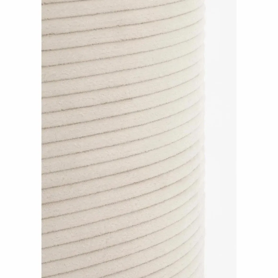 Poef met Opbergruimte – H41 x Ø42 cm – Off-white