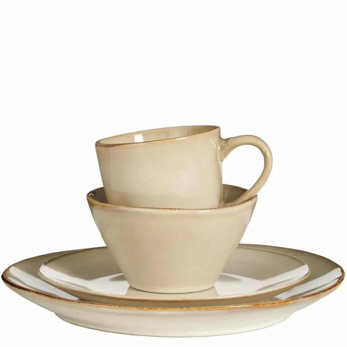 Racco Serviesset 4 Persoons – Steengoed – Beige