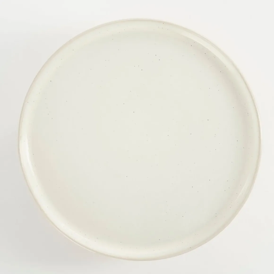 Racco Taartplateau – H11 x Ø28 cm – Steengoed – Off White