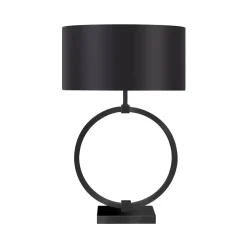 Ringlamp Zwart L