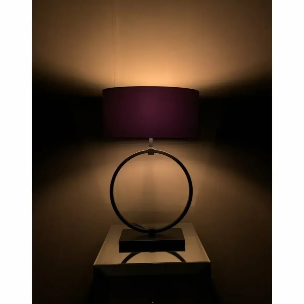 Ringlamp Zwart L