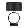 Ringlamp Zwart S