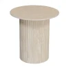 Salontafel Travertin Keramiek – Japandi Interieur Ø50 cm Pole to Pole