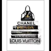 Schilderij poster met zwarte lijst fashion 40x50cm