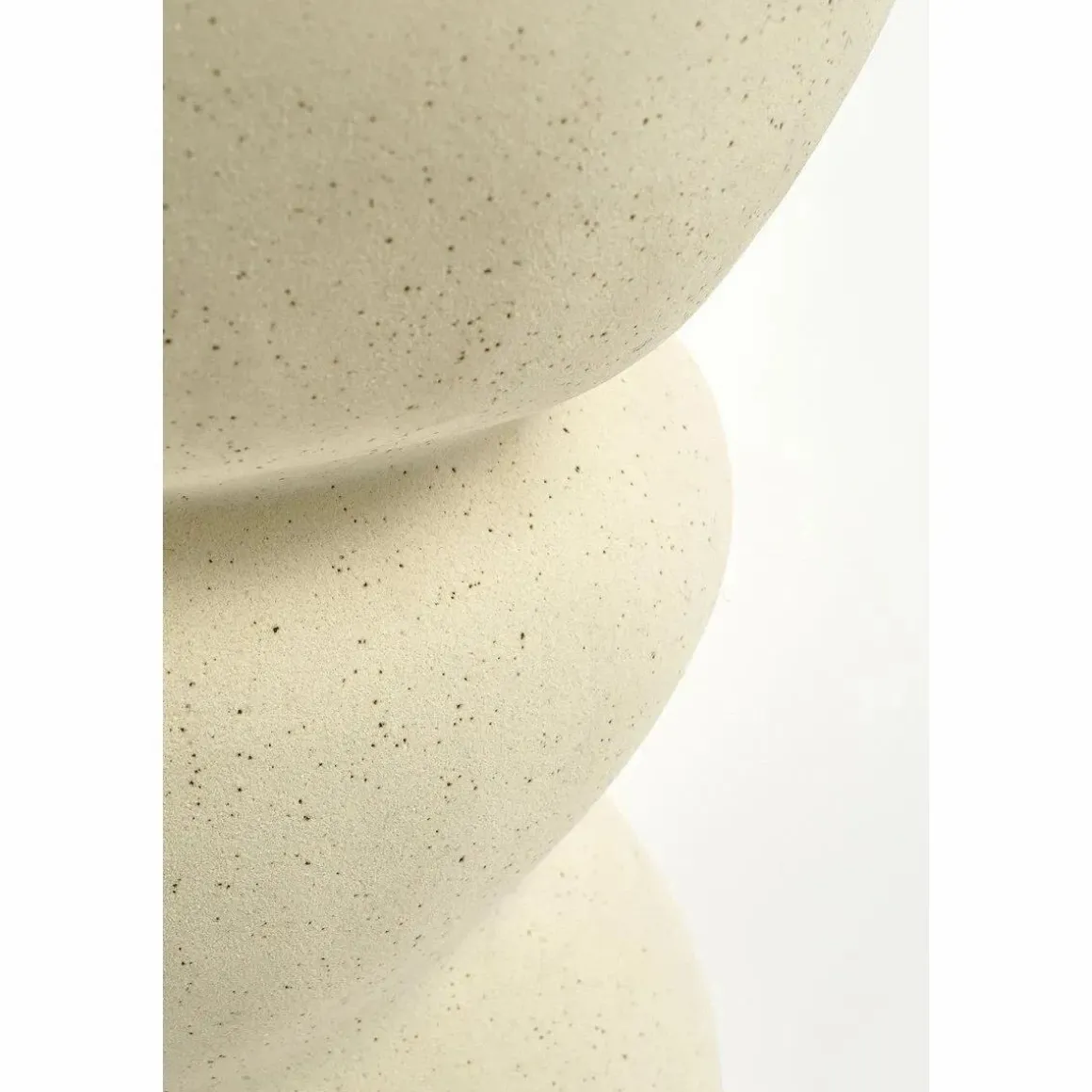 Screw Bijzettafel – L26 x B26 x H37 cm – Keramiek – Off White
