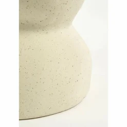 Screw Bijzettafel – L26 x B26 x H37 cm – Keramiek – Off White
