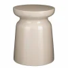 Stage Bijzettafel – H45 x Ø35 cm – Cement – Beige