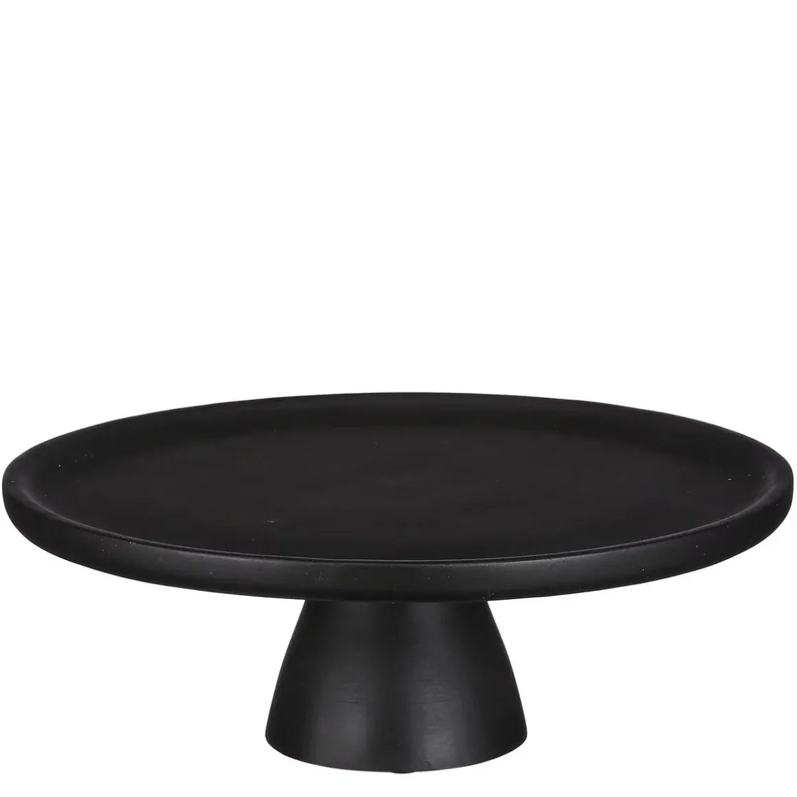 Tallo Taartplateau – H10 x Ø30 cm – 100% FSC Mangohout – Zwart
