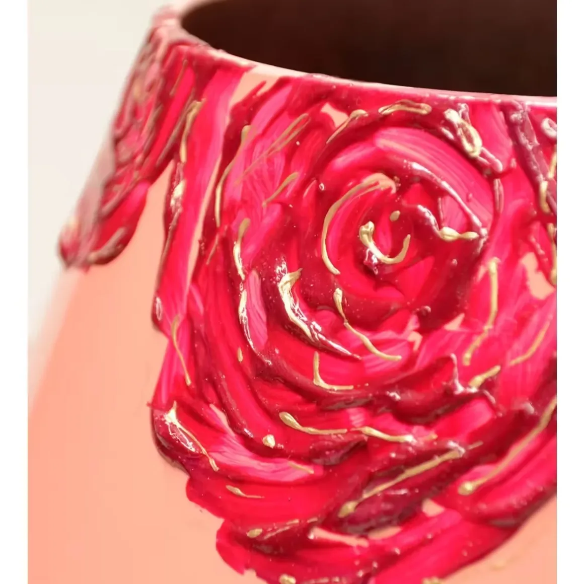 Tasman vaas M roses Ø26 x H28 cm