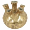 toeter vaas (tulpenvaas) goud L21xB21xH21cm