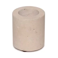 Travertine waxinelichthouder M Ø6x7cm