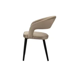 Tusk luxe eetkamerstoelen Zandwit (Brandvertragend) (Set van 2)