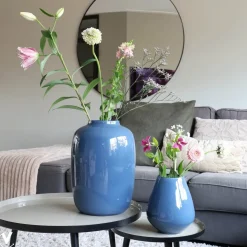 Vaas Artic dark blue grey blauw | Vase the World