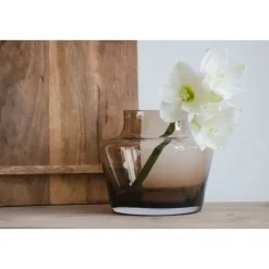 Vaas – Coral taupe glas