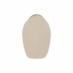 Vaas leaf creme metaal M