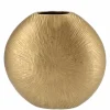 Vaas ovaal goud 31x31x9cm