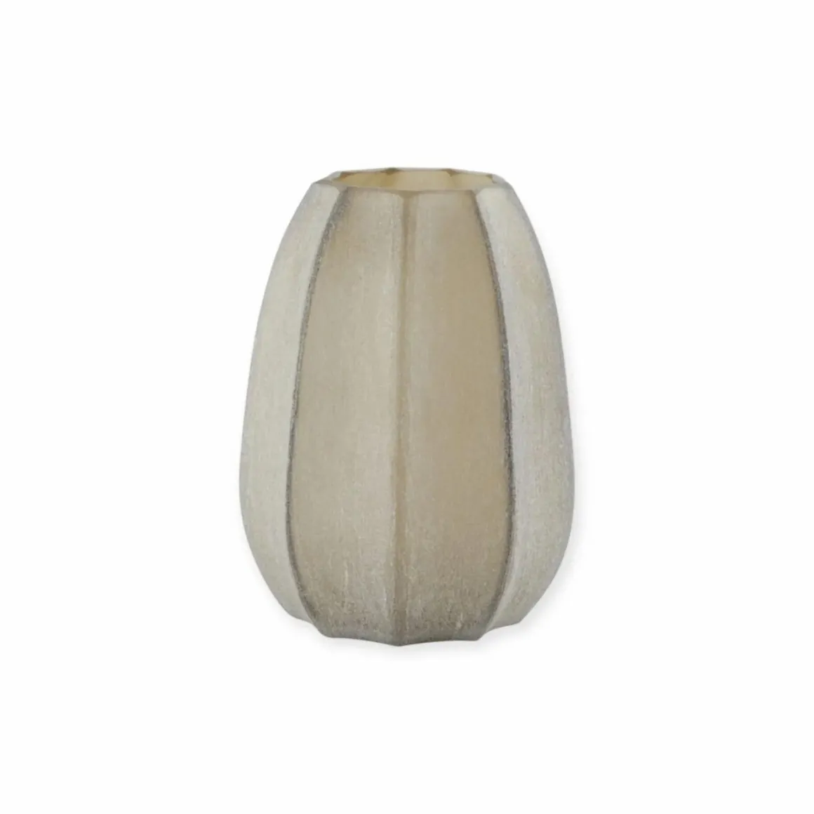 Vaas windlicht Bradley light brown taupe – light & living