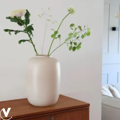 Vase the world – Artic matte beige creme ivory vaas 3 afmetingen