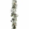 Vesper Guirlande met Dennenappels – L180 x B15 x H10 cm – Groen, Zwart