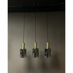 Vilmaris luxe hanglamp smoke goud hotel chique