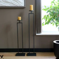 vloerkandelaar Concordia black zwart