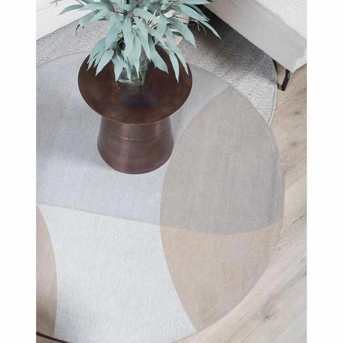 Vloerkleed Eli Beige ø160 cm