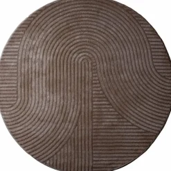Vloerkleed Ella Brown Rond ø200 cm