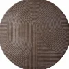 Vloerkleed Ella Brown Rond ø160 cm