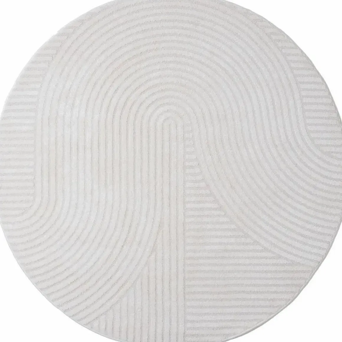 Vloerkleed Ella Cream Rond ø280 cm