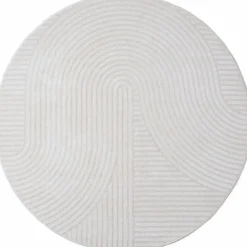 Vloerkleed Ella Cream Rond ø200 cm