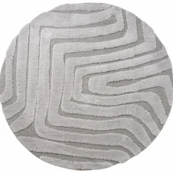 Vloerkleed Lima Beige Rond ø160 cm