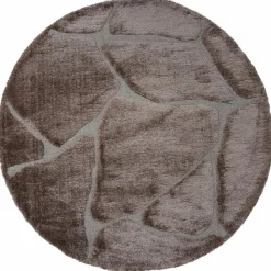 Vloerkleed Macy Bruin Rond ø160 cm