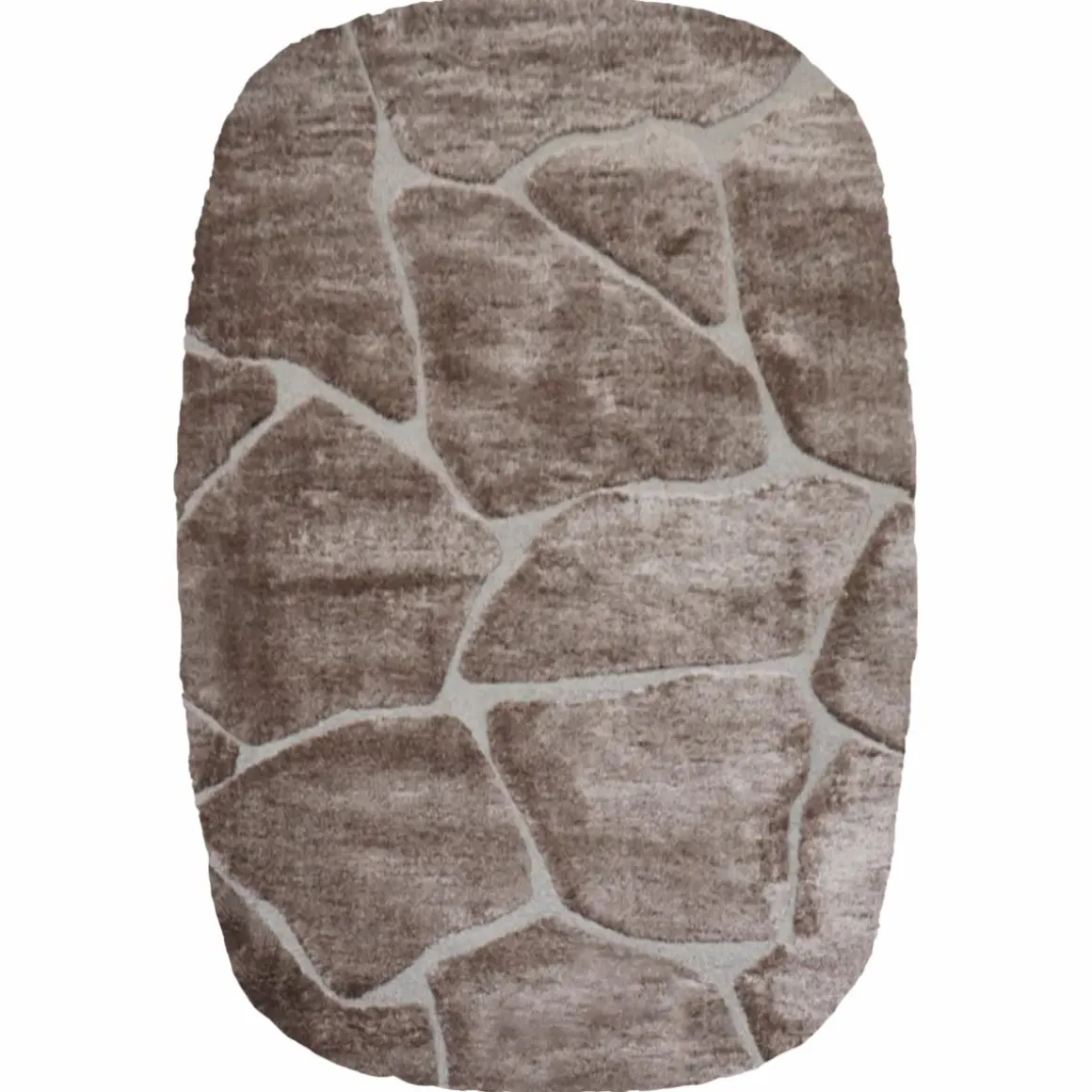 Vloerkleed Macy Bruin – Rounded Corners 200 x 290 cm