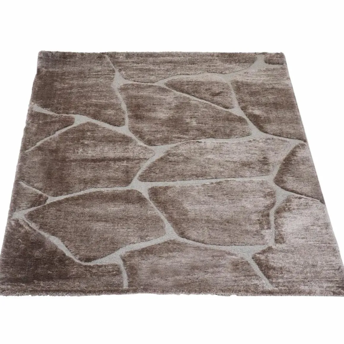 Vloerkleed Macy Bruin 160 x 230 cm