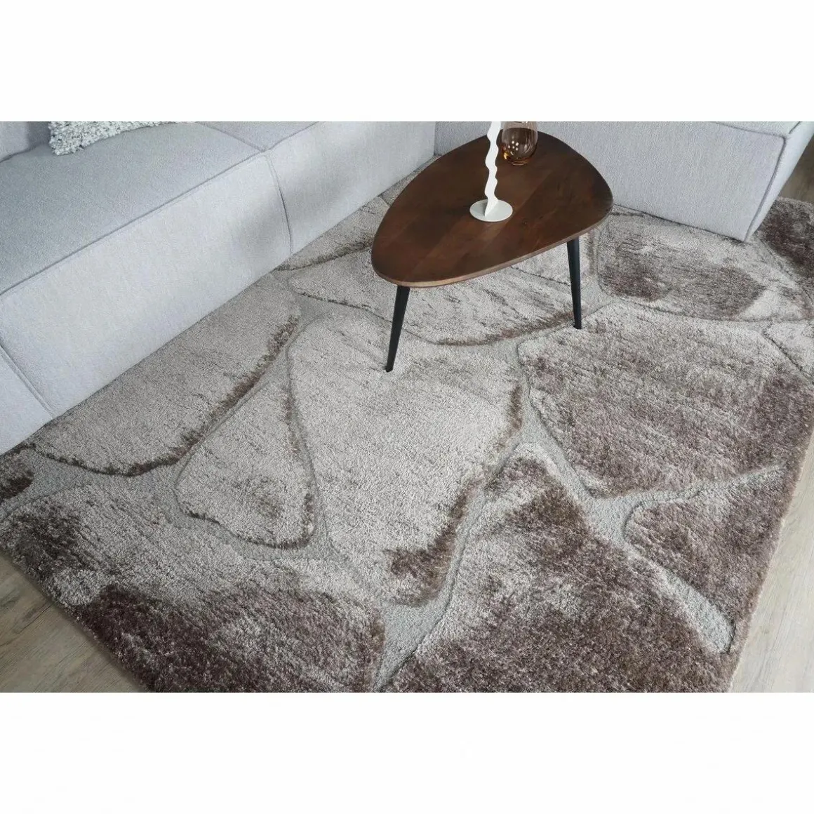 Vloerkleed Macy Bruin 160 x 230 cm