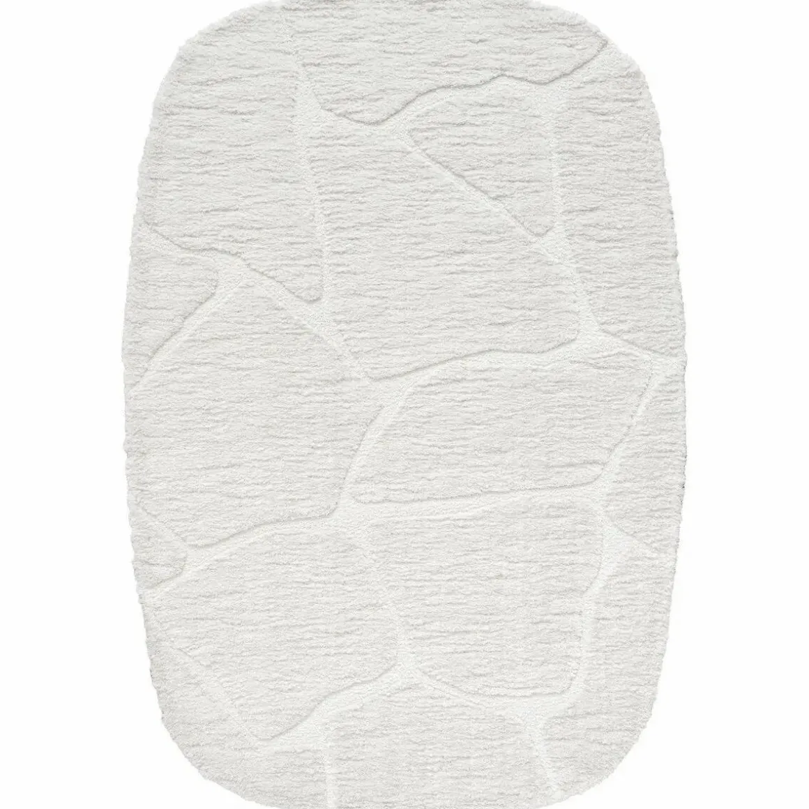 Vloerkleed Macy Creme – Rounded Corners 160 x 230 cm