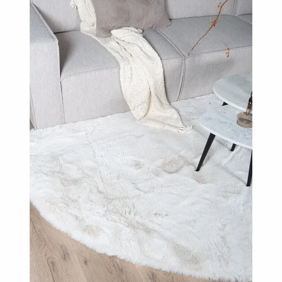 Vloerkleed Morbido Ivory 2810 – Kiezelvormig 200 x 280 cm