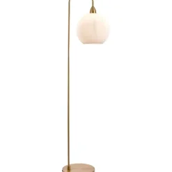 Xandy staande vloerlamp wit goud chique